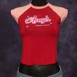 O-Mighty Angel Raglan Tee